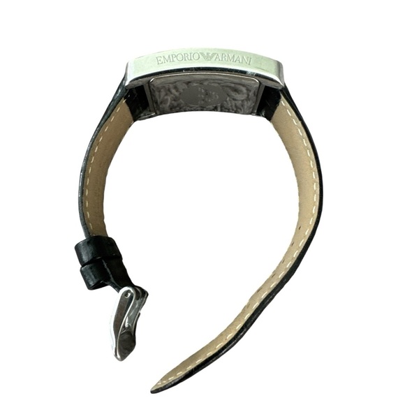 Emporio Armani Sub Second Quartz Black Dial AR-0143 Men’s Classic Vintage Watch - Picture 8 of 11